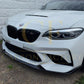 MP Style Carbon Fibre Front Splitter for BMW F87 M2C Competition 16-21-Carbon Factory