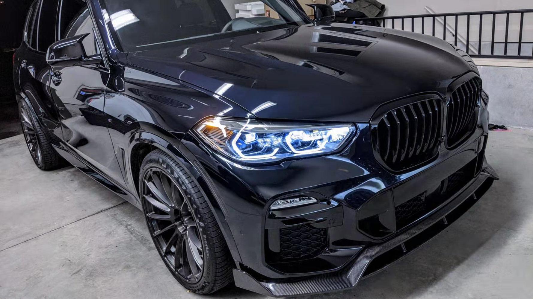 MP Style Carbon Fibre Front Splitter for BMW G05 X5 18-22-Carbon Factory