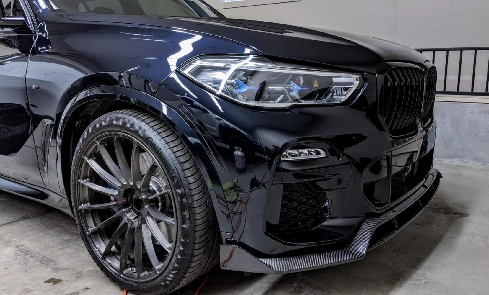 MP Style Carbon Fibre Front Splitter for BMW G05 X5 18-22-Carbon Factory