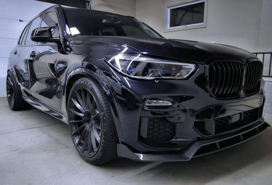 MP Style Carbon Fibre Front Splitter for BMW G05 X5 18-22-Carbon Factory