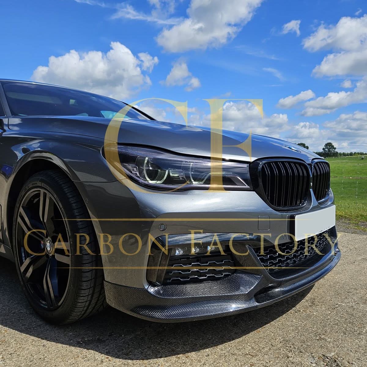 MP Style Carbon Fibre Front Splitter for BMW G11 7 Series 15-18 - Carbon Factory