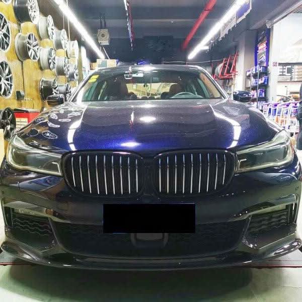 MP Style Carbon Fibre Front Splitter for BMW G11 7 Series 15-18 - Carbon Factory