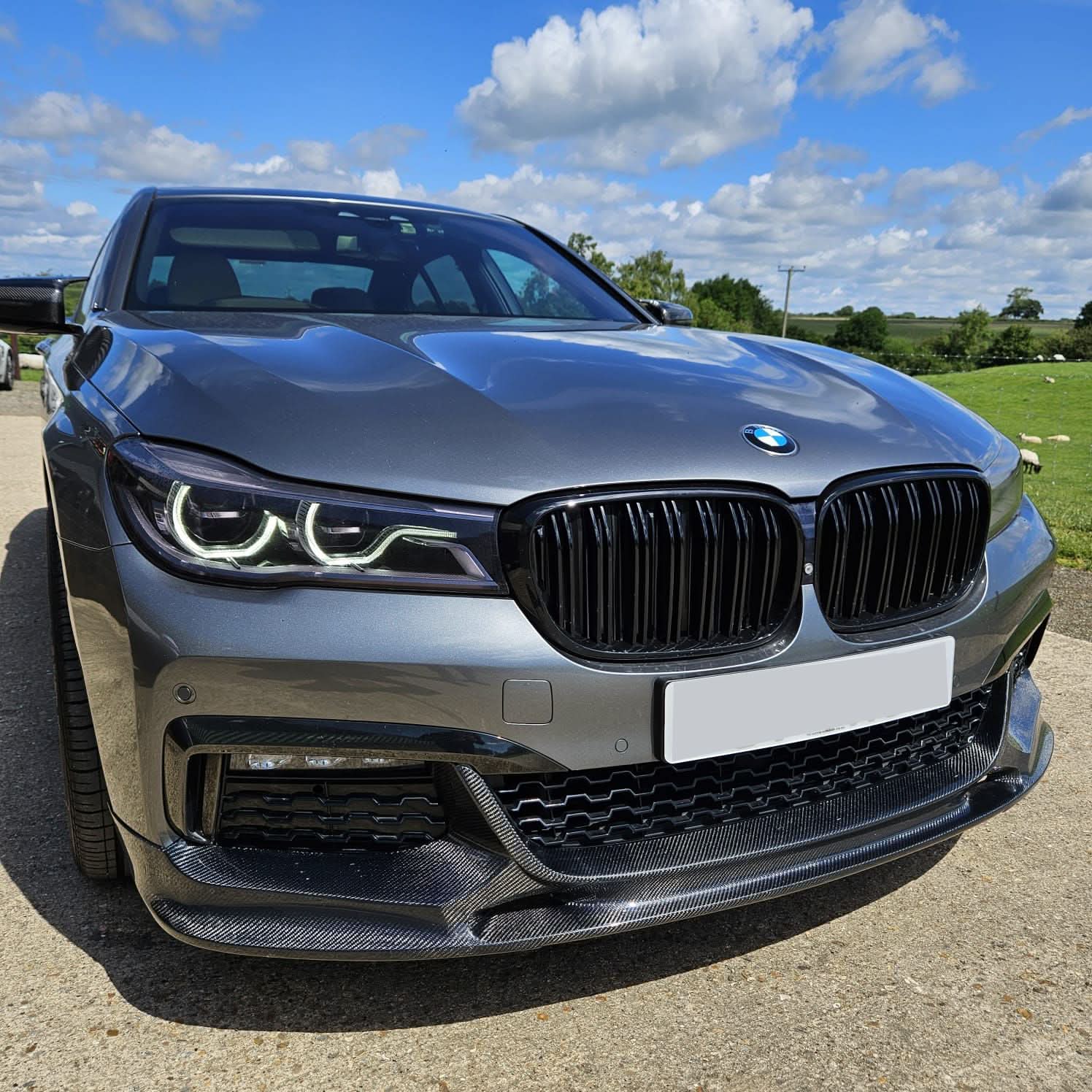 MP Style Carbon Fibre Front Splitter for BMW G11 7 Series 15-18 - Carbon Factory