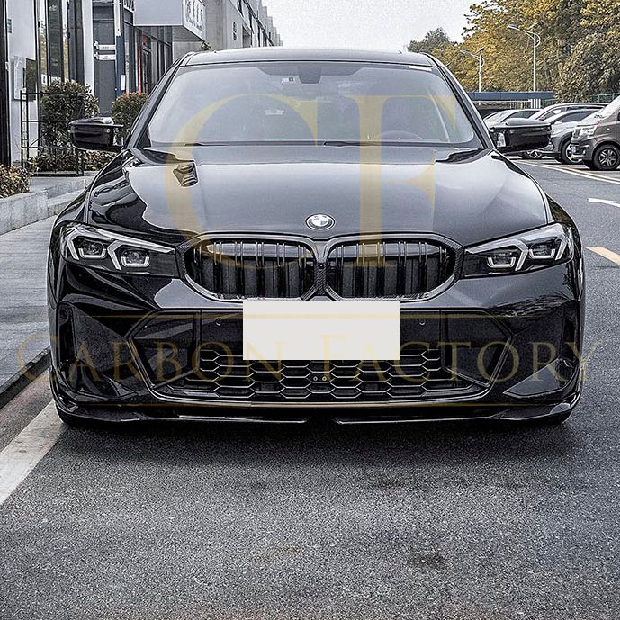 MP Style Carbon Fibre Front Splitter for BMW G20 G28 3 Series LCI M Sport 22-25-Carbon Factory