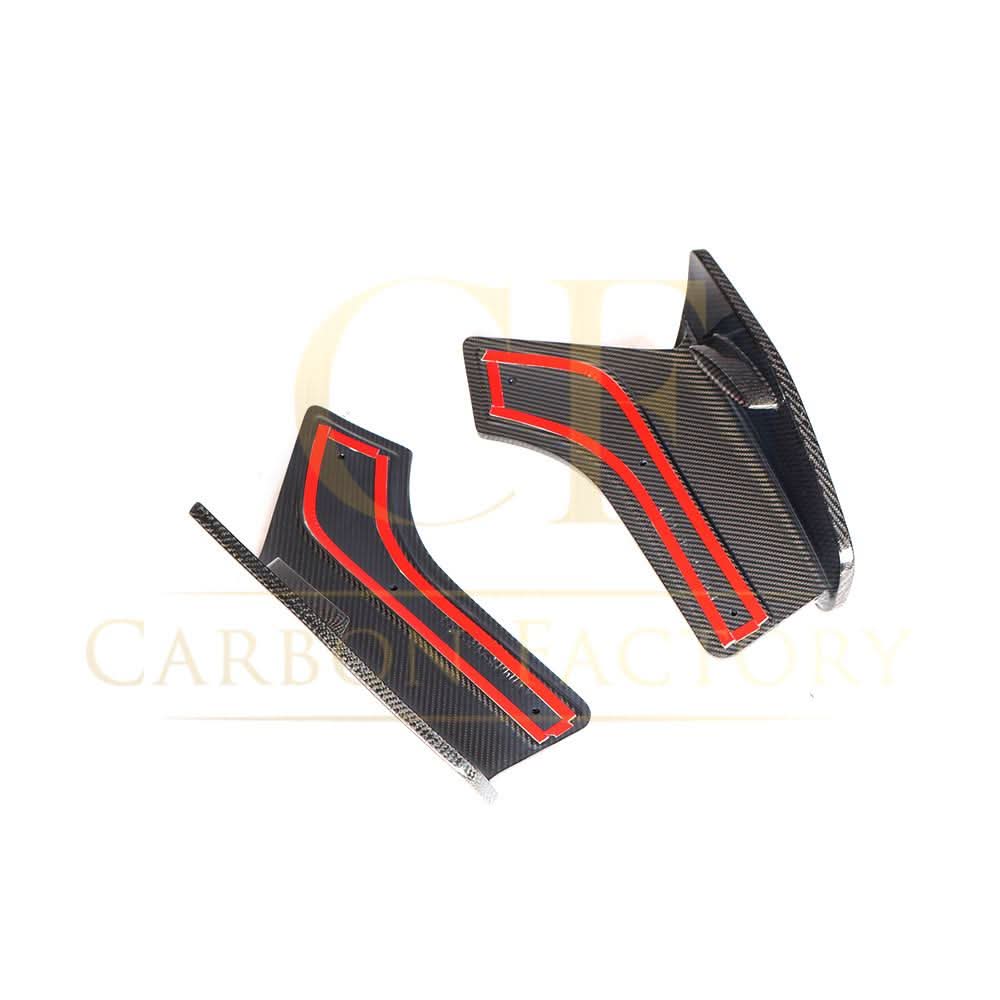 MP Style Carbon Fibre Rear Canards for BMW F15 X5 M Sport 13-18 - Carbon Factory