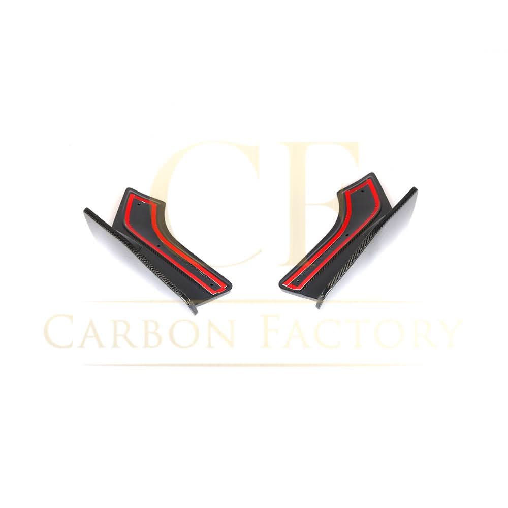 MP Style Carbon Fibre Rear Canards for BMW F15 X5 M Sport 13-18 - Carbon Factory