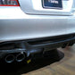 MP Style Carbon Fibre Rear Diffuser Twin Exhaust for BMW E82 E88 1 Series 04-13-Carbon Factory