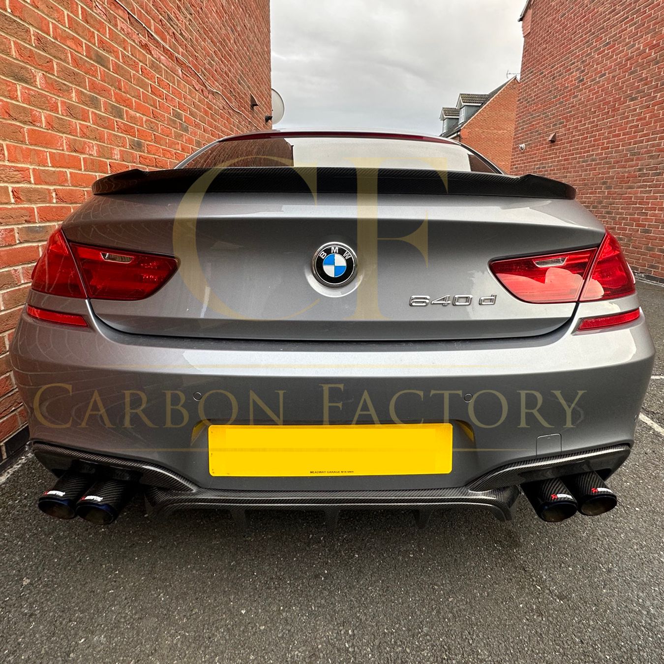 MP Style Carbon Fibre Rear Diffuser for BMW F06 F12 F13 6 Series 12-16-Carbon Factory