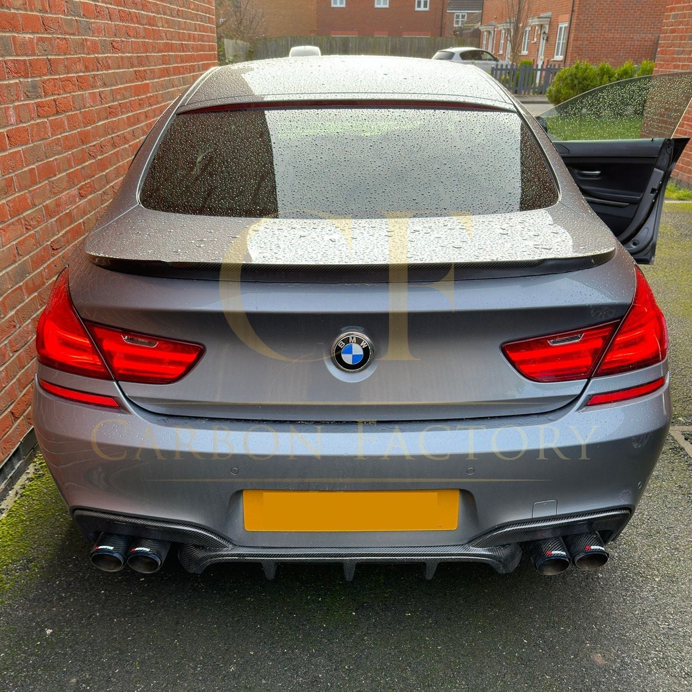 MP Style Carbon Fibre Rear Diffuser for BMW F06 F12 F13 6 Series 12-16-Carbon Factory
