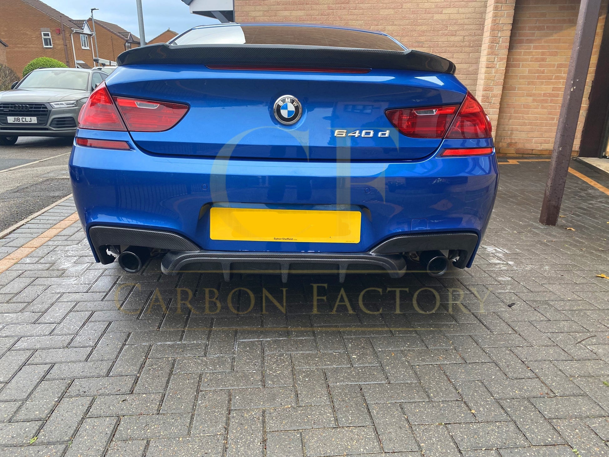 MP Style Carbon Fibre Rear Diffuser for BMW F06 F12 F13 6 Series 12-16-Carbon Factory
