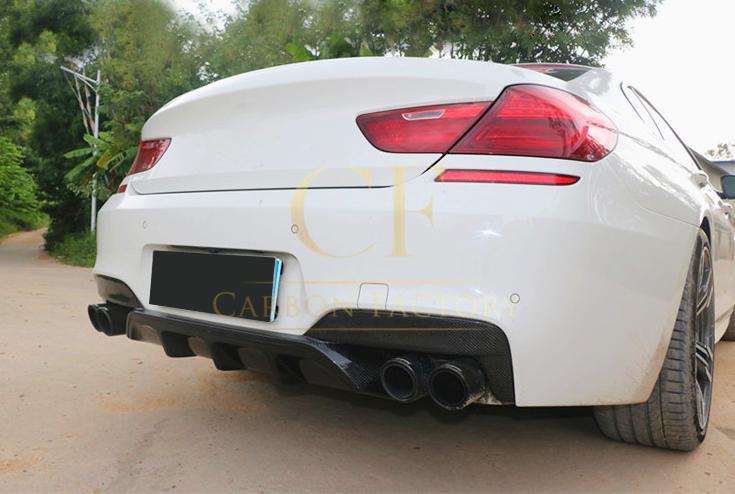 MP Style Carbon Fibre Rear Diffuser for BMW F06 F12 F13 6 Series 12-16-Carbon Factory