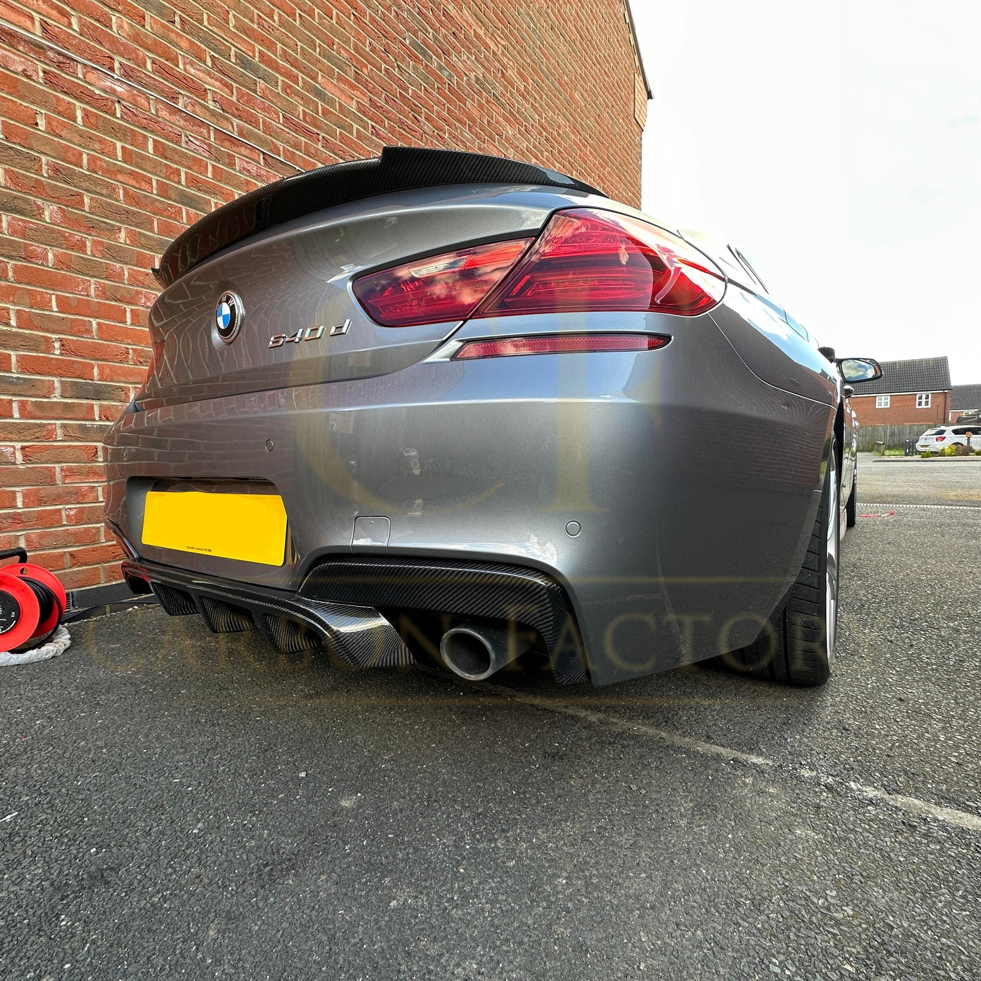 MP Style Carbon Fibre Rear Diffuser for BMW F06 F12 F13 6 Series 12-16-Carbon Factory