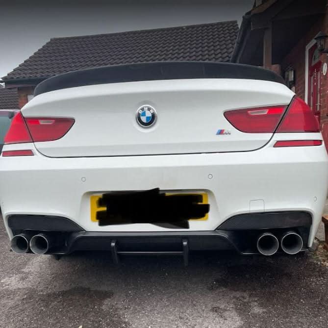 MP Style Carbon Fibre Rear Diffuser for BMW F06 F12 F13 M6 11-18 - Carbon Factory