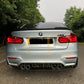 MP Style Carbon Fibre Rear Diffuser for BMW F80 M3 F82 F83 M4 14-20-Carbon Factory
