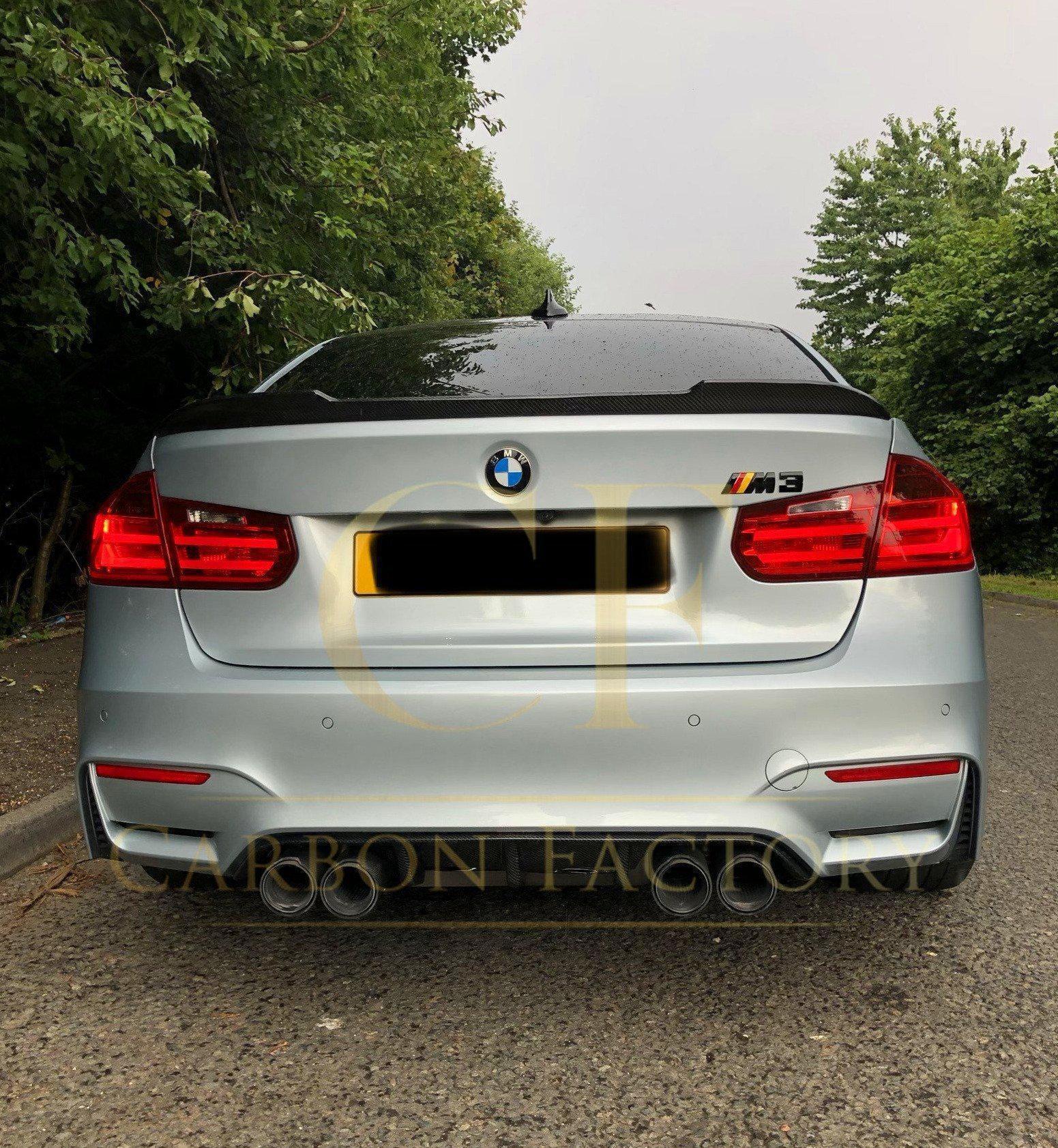 MP Style Carbon Fibre Rear Diffuser for BMW F80 M3 F82 F83 M4 14-20-Carbon Factory
