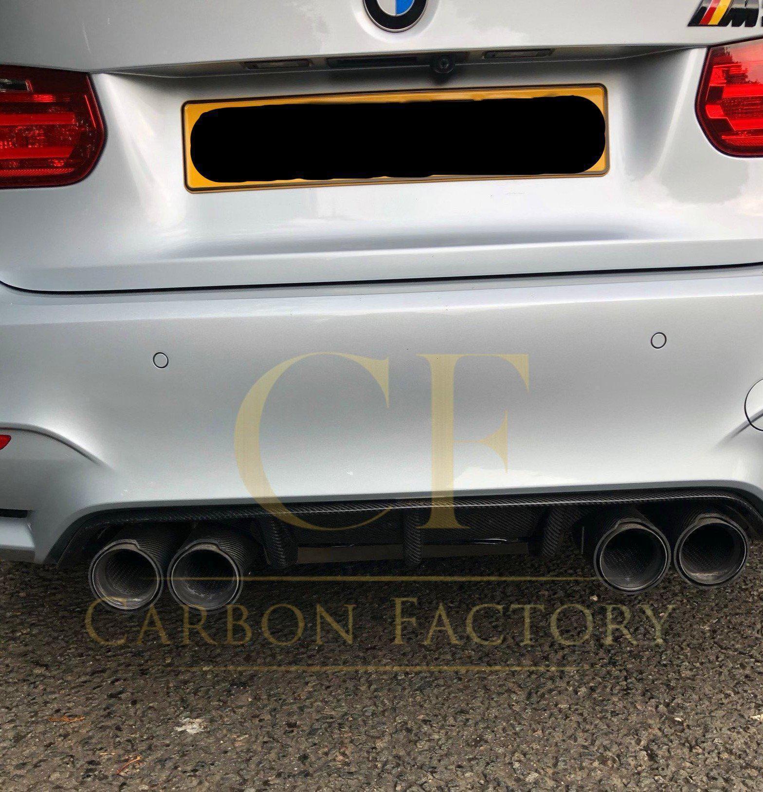 MP Style Carbon Fibre Rear Diffuser for BMW F80 M3 F82 F83 M4 14-20-Carbon Factory