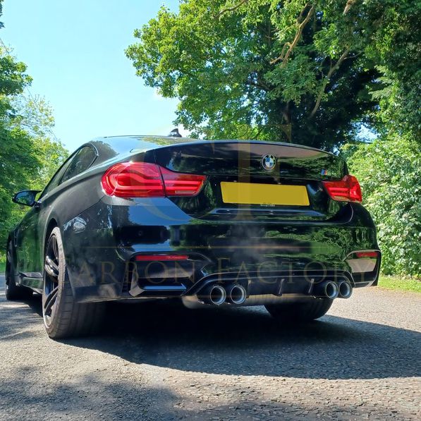 MP Style Carbon Fibre Rear Diffuser for BMW F80 M3 F82 F83 M4 14-20-Carbon Factory