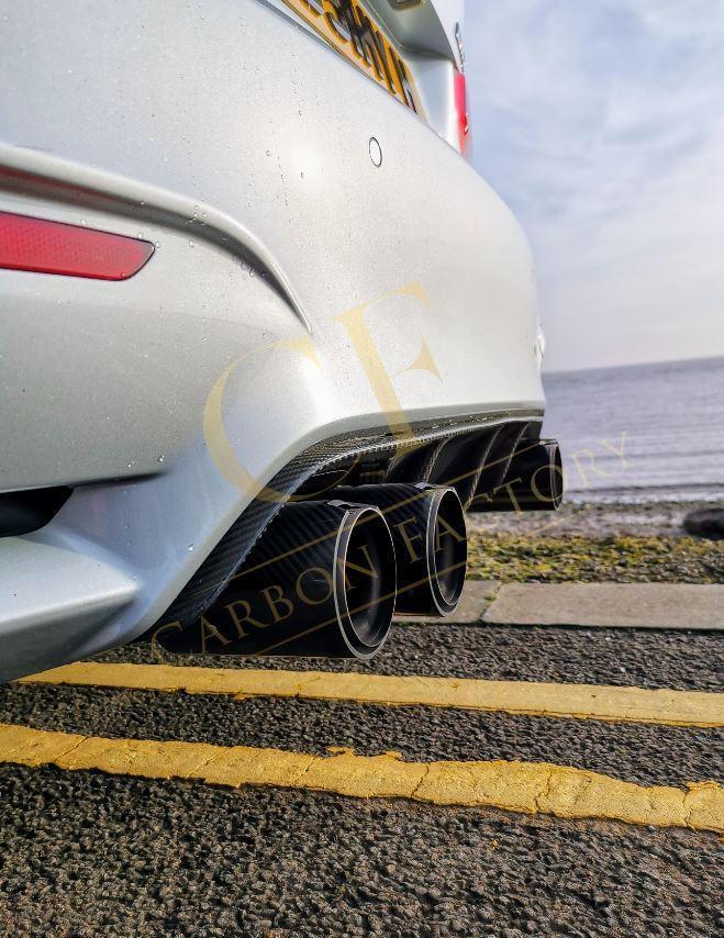 MP Style Carbon Fibre Rear Diffuser for BMW F80 M3 F82 F83 M4 14-20-Carbon Factory