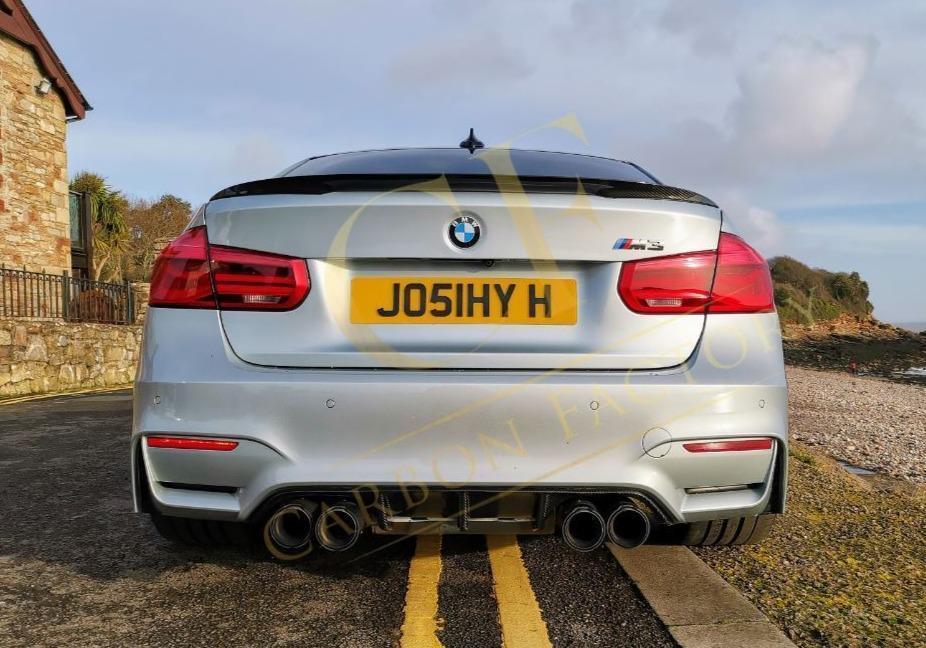 MP Style Carbon Fibre Rear Diffuser for BMW F80 M3 F82 F83 M4 14-20-Carbon Factory