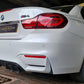 MP Style Carbon Fibre Rear Diffuser for BMW F80 M3 F82 F83 M4 14-20-Carbon Factory