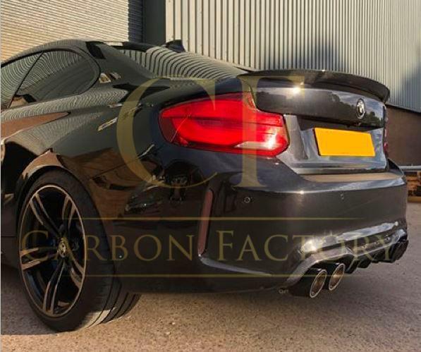 MP Style Carbon Fibre Rear Diffuser for BMW F87 M2 16-21-Carbon Factory