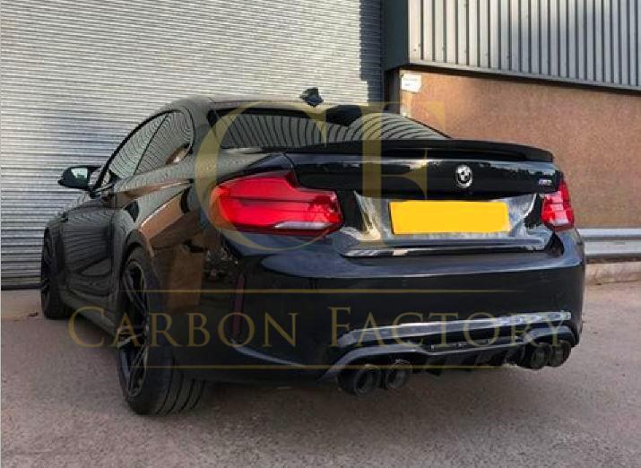 MP Style Carbon Fibre Rear Diffuser for BMW F87 M2 16-21-Carbon Factory