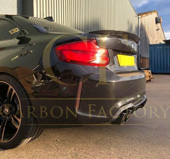MP Style Carbon Fibre Rear Diffuser for BMW F87 M2 16-21-Carbon Factory