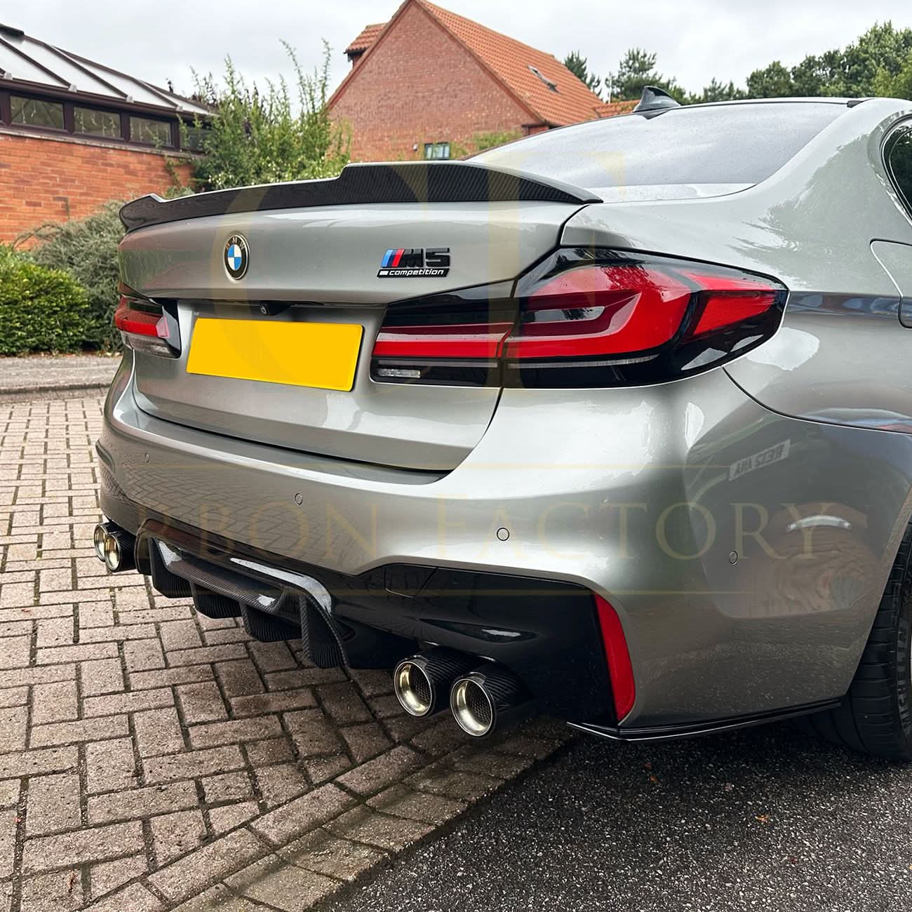 MP Style Carbon Fibre Rear Diffuser for BMW F90 M5 17-24 - Carbon Factory