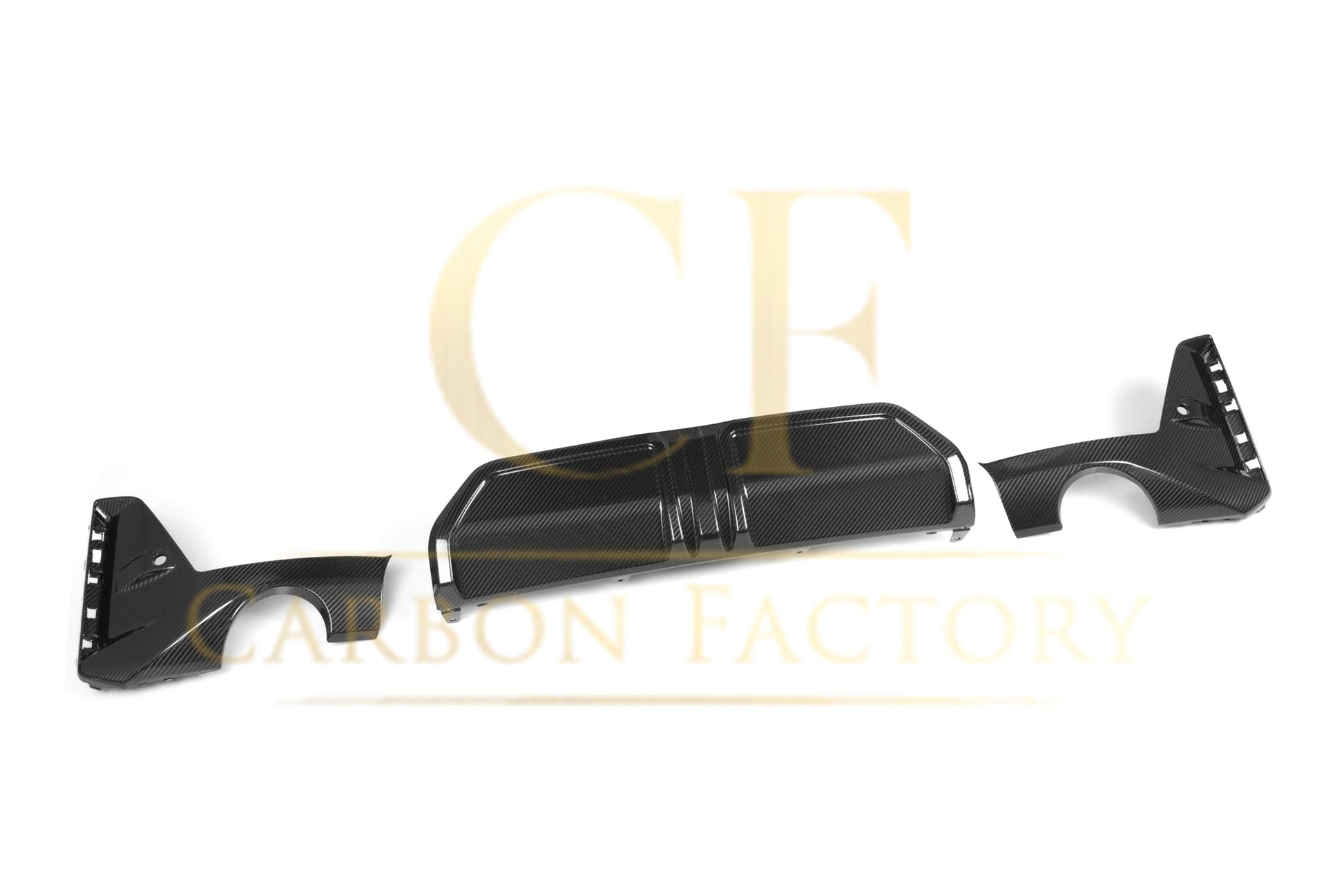MP Style Carbon Fibre Rear Diffuser for BMW G20 G28 3 Series LCI M Sport 22-Present-Carbon Factory