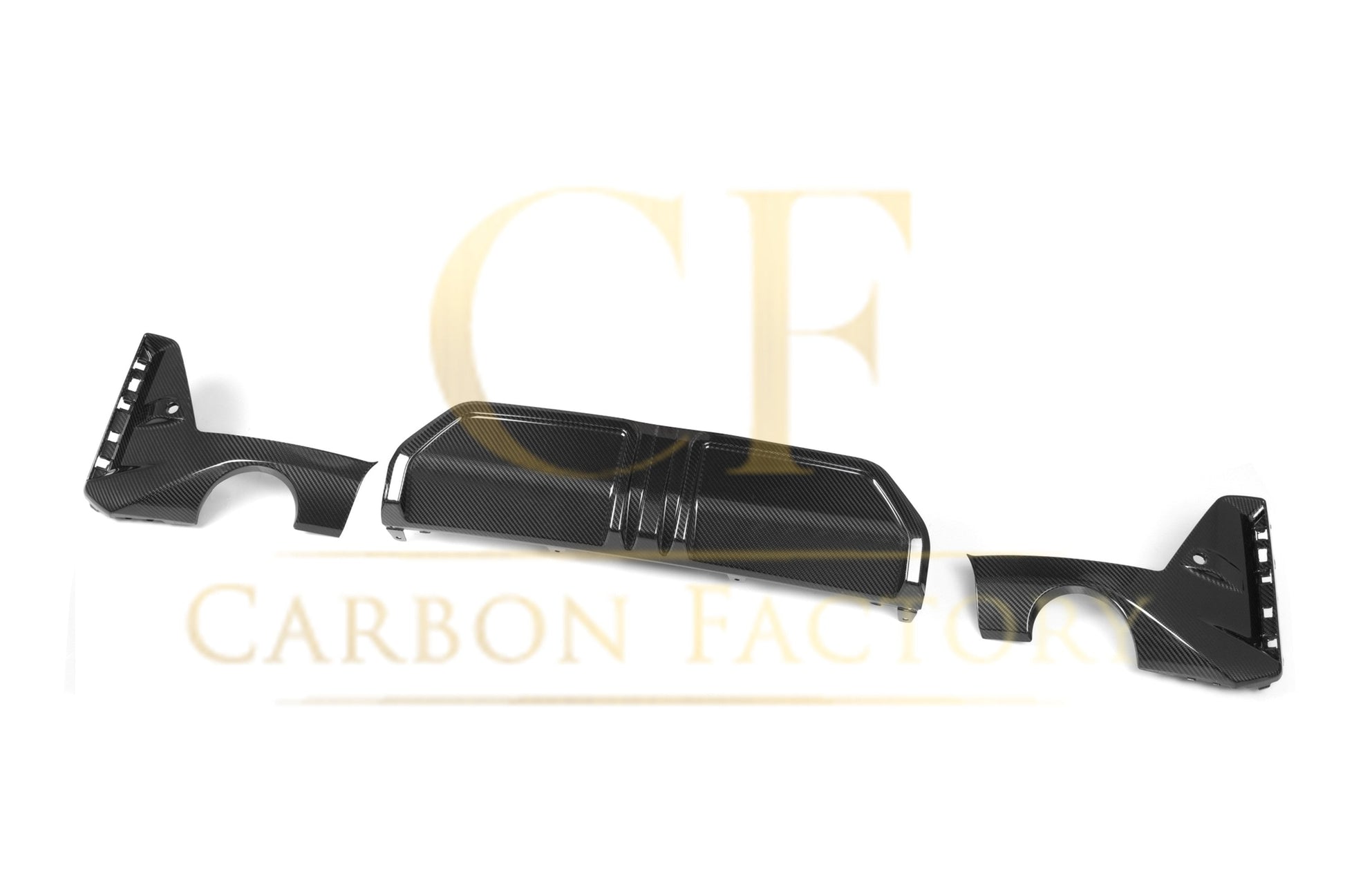 MP Style Carbon Fibre Rear Diffuser for BMW G20 G28 3 Series LCI M Sport 22-Present-Carbon Factory