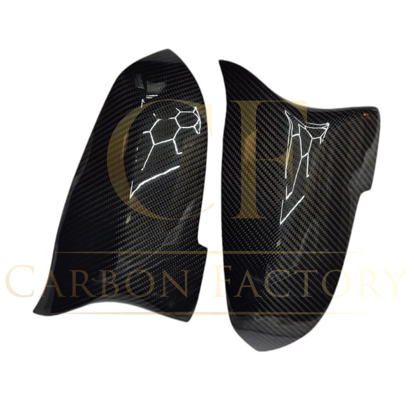 MP Style Carbon Fibre Replacement Mirror Covers for BMW F06 F12 F13 6 Series LCI F01 F02-Carbon Factory
