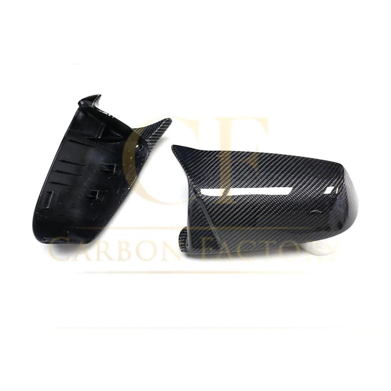 MP Style Carbon Fibre Replacement Mirror Covers for BMW F06 F12 F13 6 Series Pre-LCI F01 F02-Carbon Factory