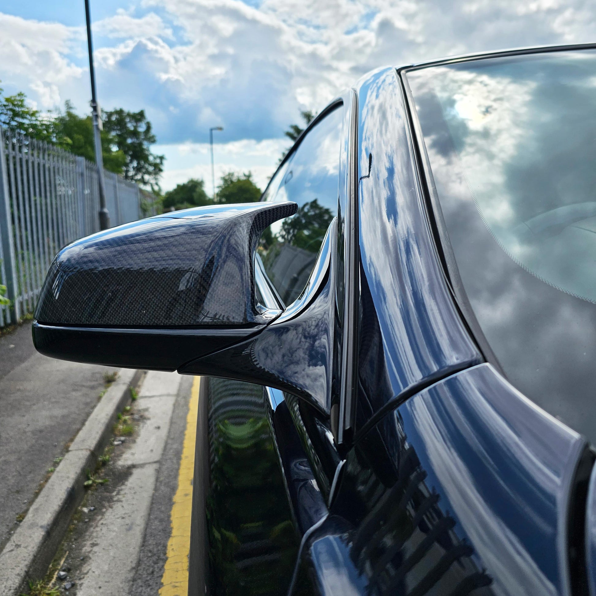 MP Style Carbon Fibre Replacement Mirror Covers for BMW F06 F12 F13 6 Series Pre-LCI F01 F02-Carbon Factory