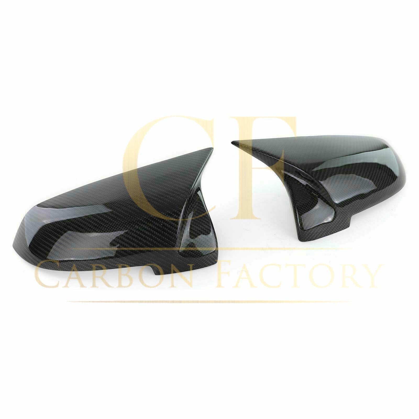MP Style Carbon Fibre Replacement Mirror Covers for BMW F10 5 Series LCI F06 F12 F13 6 Series F01 7 Series-Carbon Factory