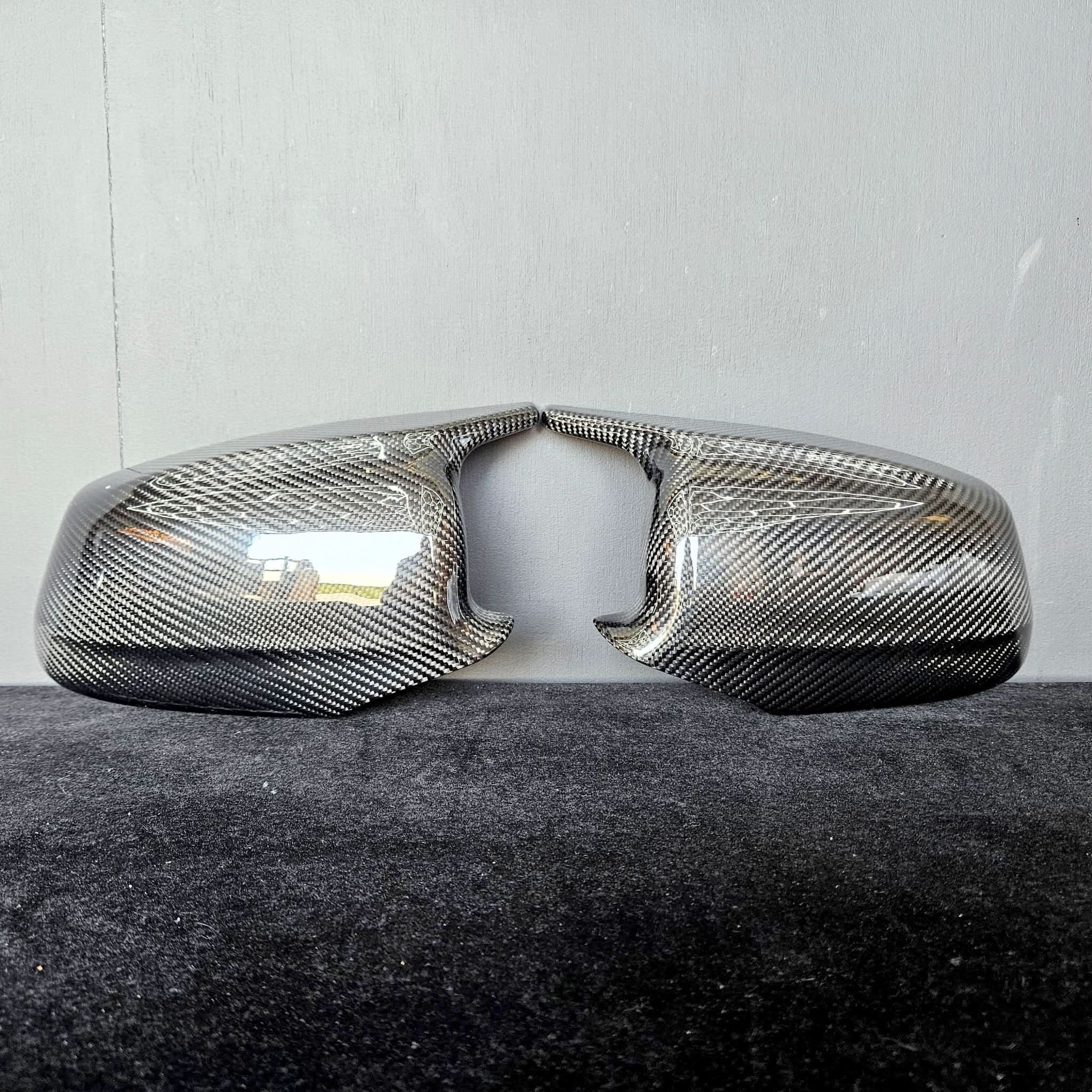 MP Style Carbon Fibre Replacement Mirror Covers for BMW F10 5 Series Pre-LCI - Carbon Factory