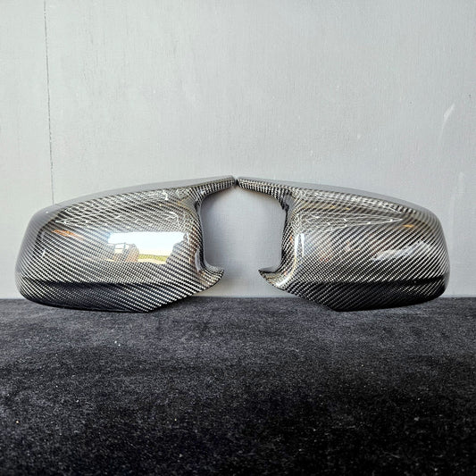MP Style Carbon Fibre Replacement Mirror Covers for BMW F10 5 Series Pre-LCI-Carbon Factory