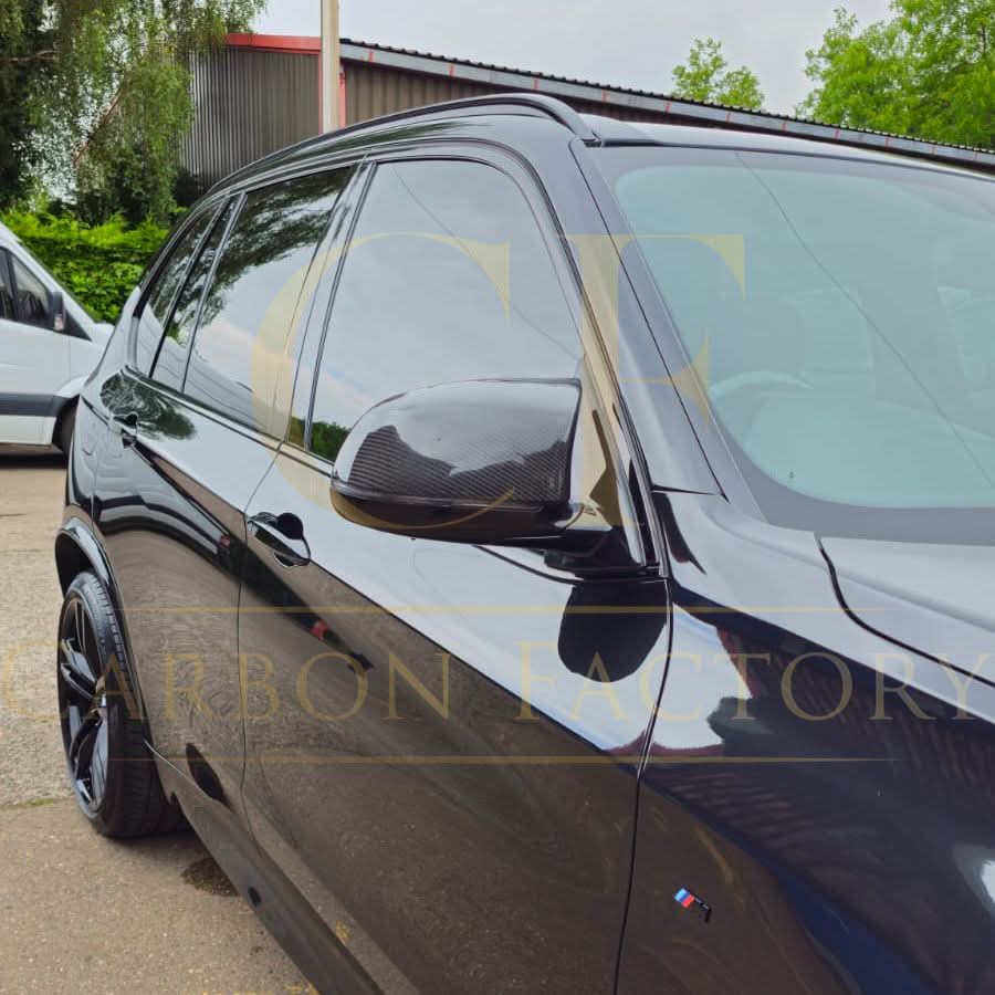 MP Style Carbon Fibre Replacement Mirror Covers for BMW G01 X3 G02 X4 G05 X5 G06 X6 G07 X7 18-25 - Carbon Factory