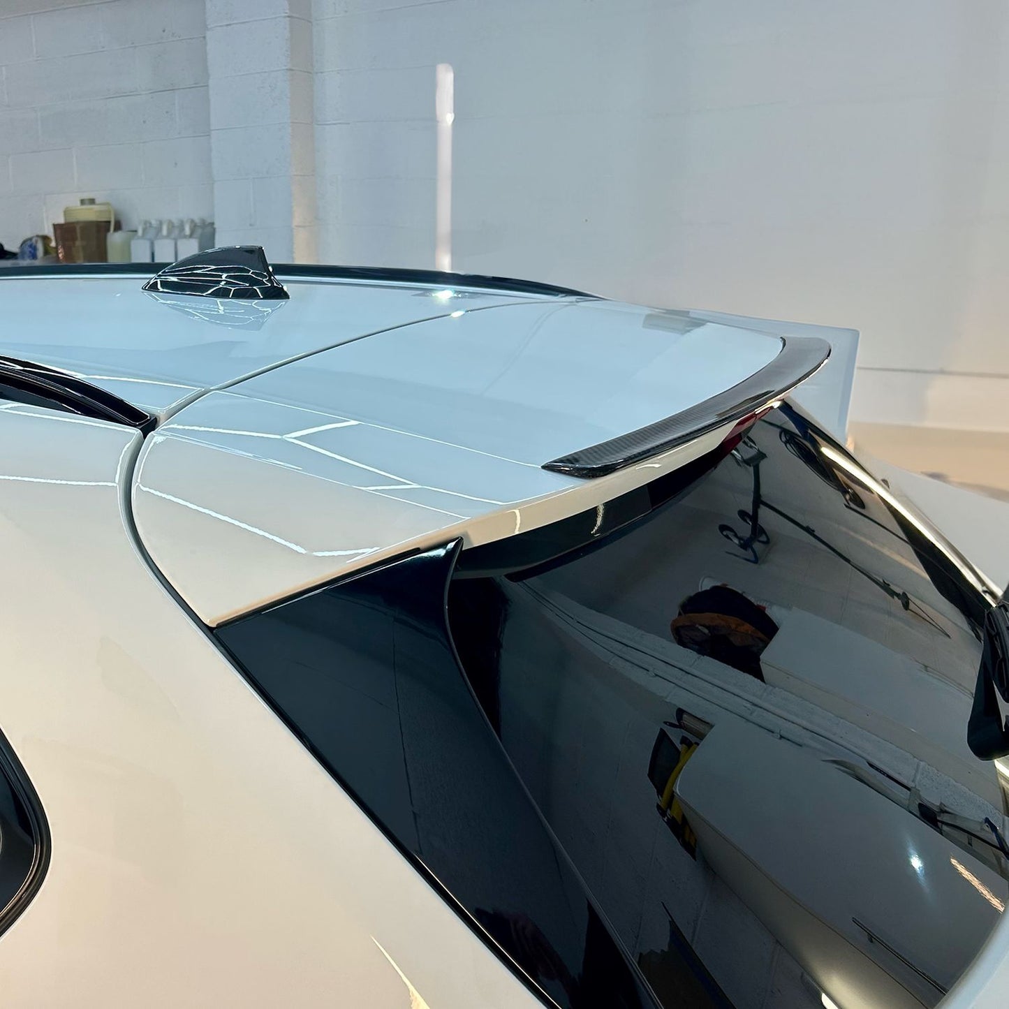 MP Style Carbon Fibre Roof Spoiler for BMW F15 X5 F85 X5M 14-18-Carbon Factory