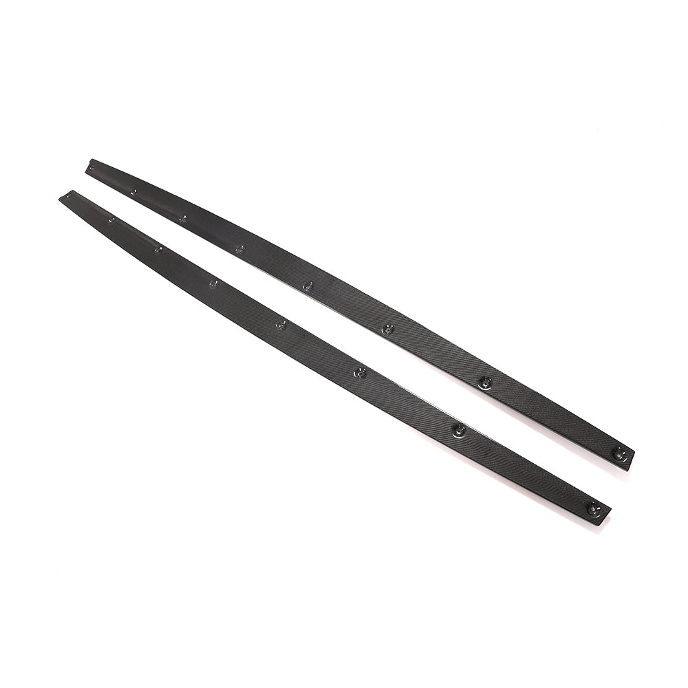 MP Style Carbon Fibre Side Skirt Extension for BMW F80 M3 14-20-Carbon Factory