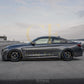 MP Style Carbon Fibre Side Skirt Extension for BMW F82 F83 M4 14-20-Carbon Factory