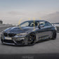 MP Style Carbon Fibre Side Skirt Extension for BMW F82 F83 M4 14-20-Carbon Factory