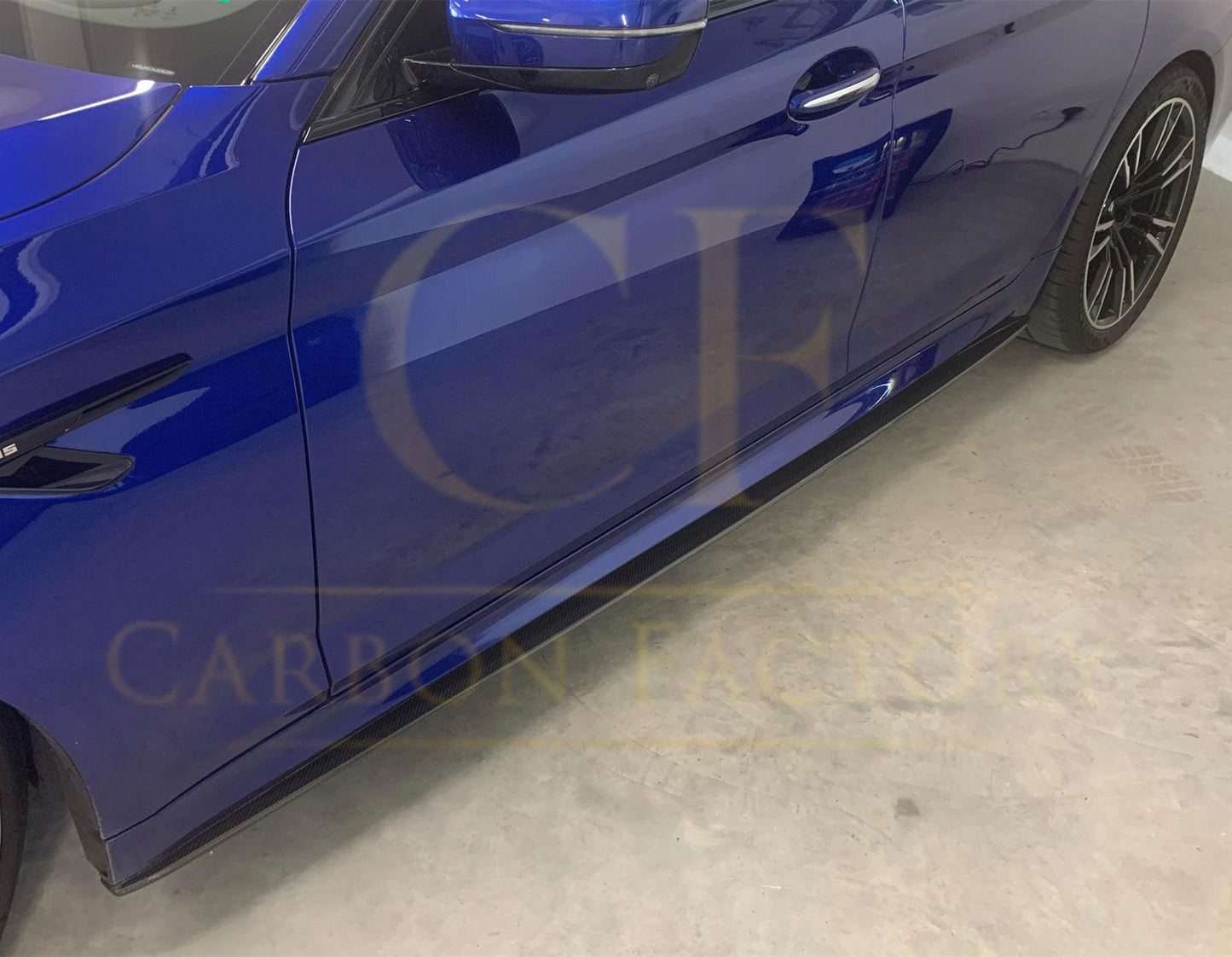 MP Style Carbon Fibre Side Skirt for BMW G30 5 Series F90 M5 17-23-Carbon Factory