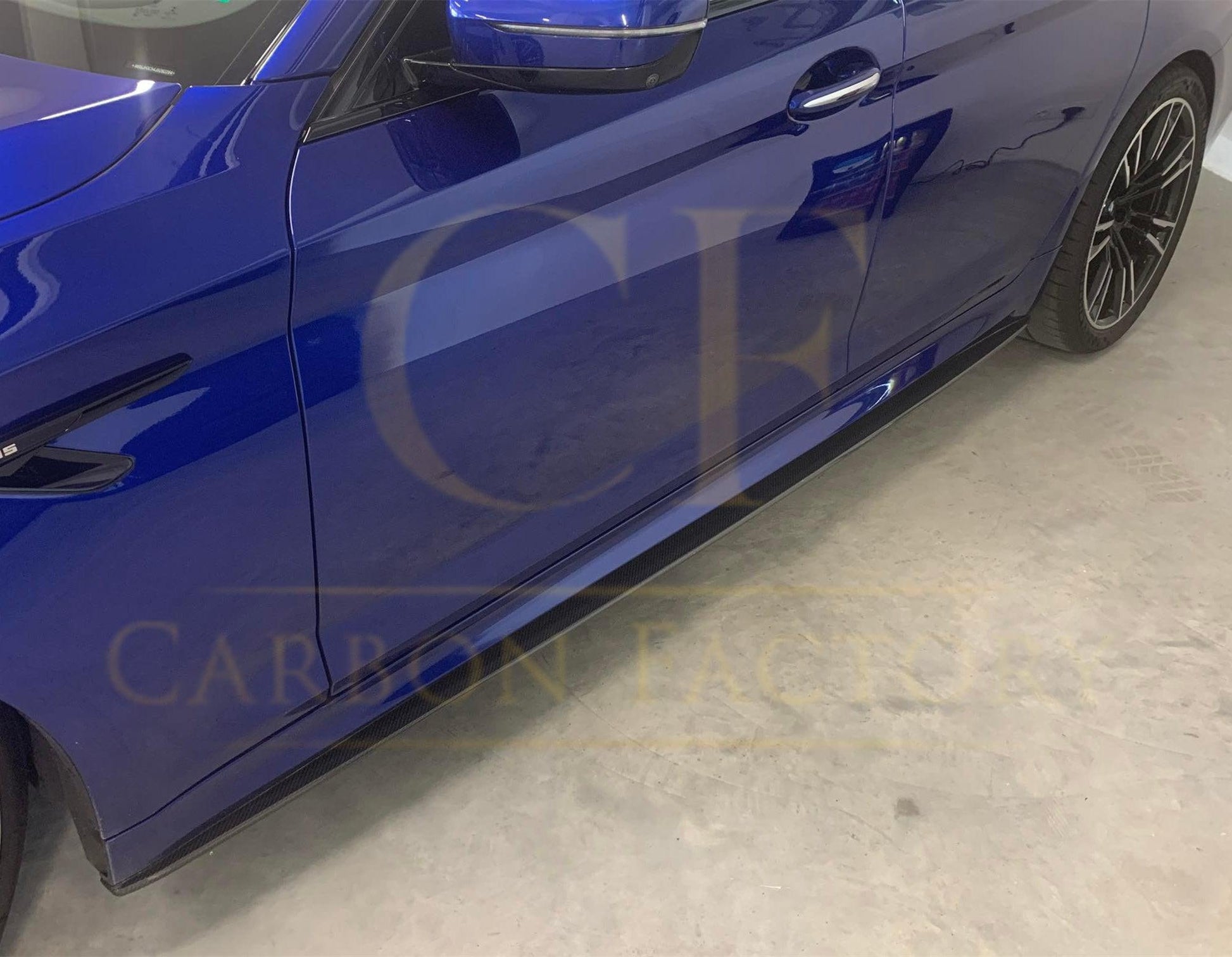 MP Style Carbon Fibre Side Skirt for BMW G30 5 Series F90 M5 17-23-Carbon Factory