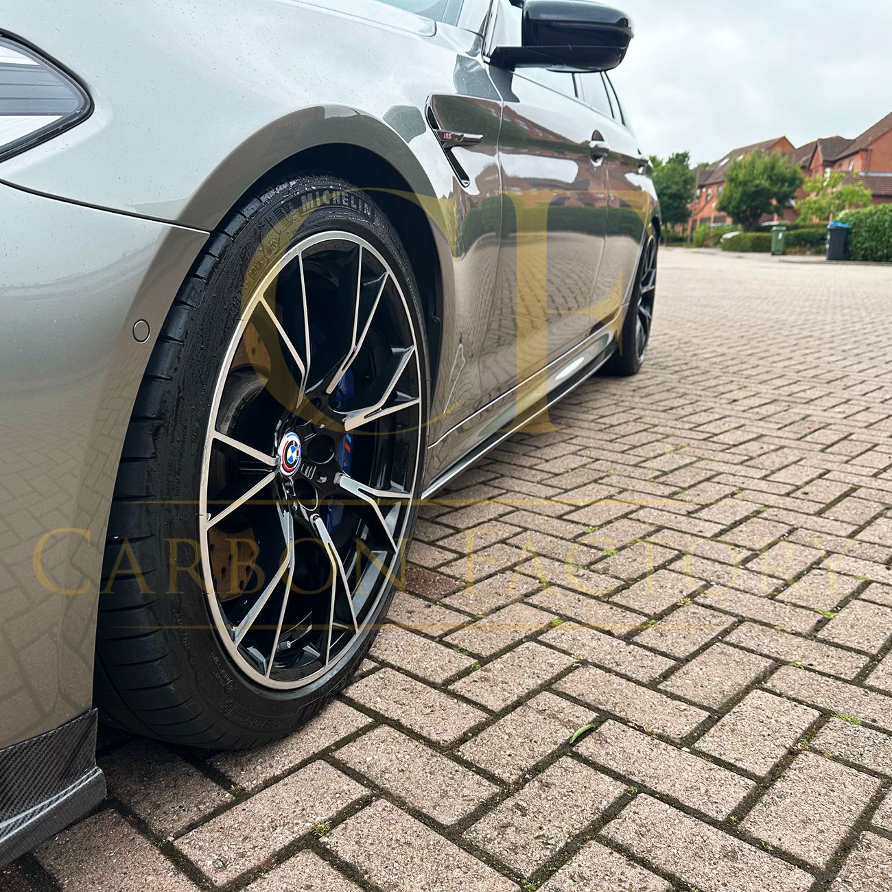 MP Style Carbon Fibre Side Skirt for BMW G30 5 Series F90 M5 17-23-Carbon Factory