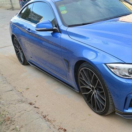 MP Style Carbon Fibre Side Skirts for BMW F32 F33 F36 4 Series 14-20-Carbon Factory