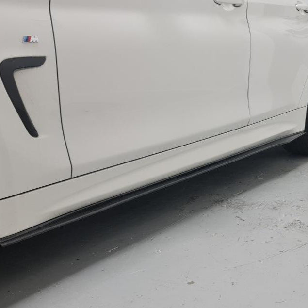 MP Style Carbon Fibre Side Skirts for BMW F32 F33 F36 4 Series 14-20-Carbon Factory