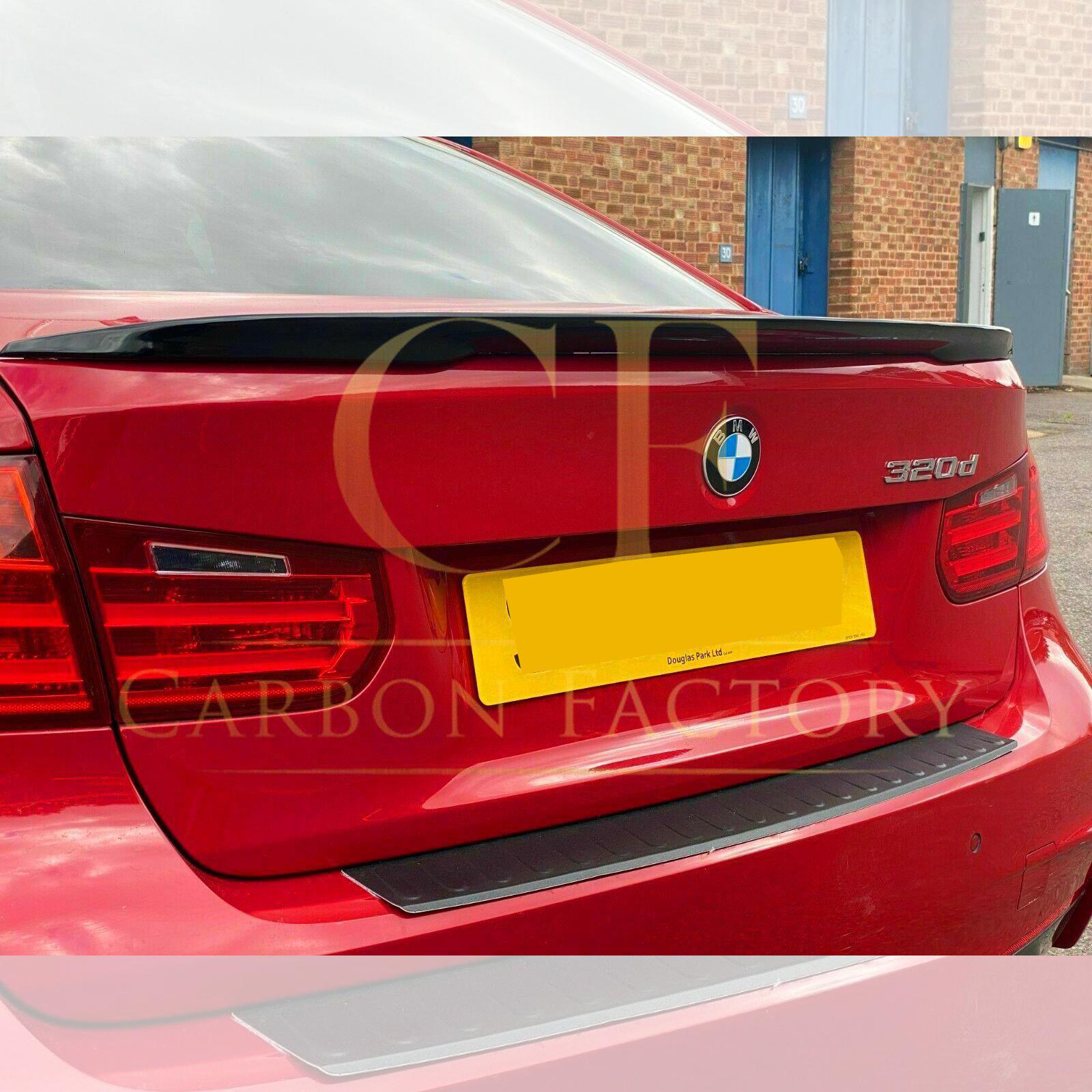 MP Style Gloss Black Boot Spoiler for BMW 3 Series F30 F80 Saloon inc M3 12-19-Carbon Factory