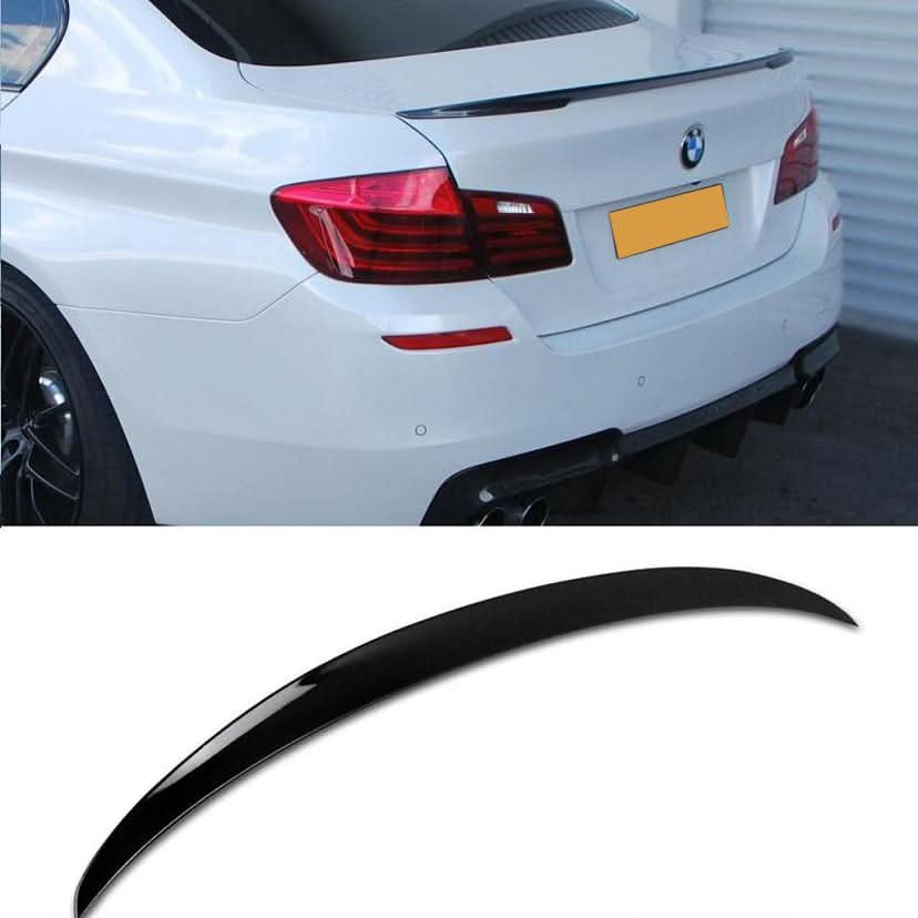 MP Style Gloss Black Boot Spoiler for BMW F10 5 Series 10-17 - Carbon Factory