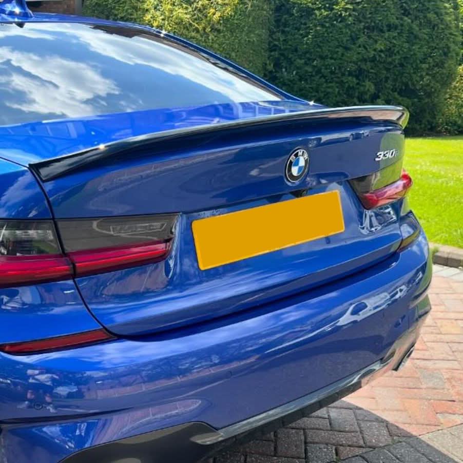 MP Style Gloss Black Boot Spoiler for BMW G20 3 Series G80 M3 19-Present - Carbon Factory