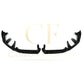 MP Style Gloss Black Front Splitter 4 Pieces for BMW G60 5 Series 24-Present-Carbon Factory